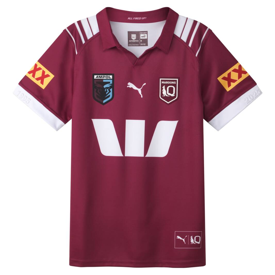 2025 Queensland Maroons Home Jersey