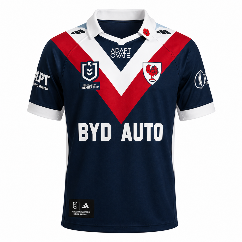 2026 Sydney Roosters 1976 Retro Jersey