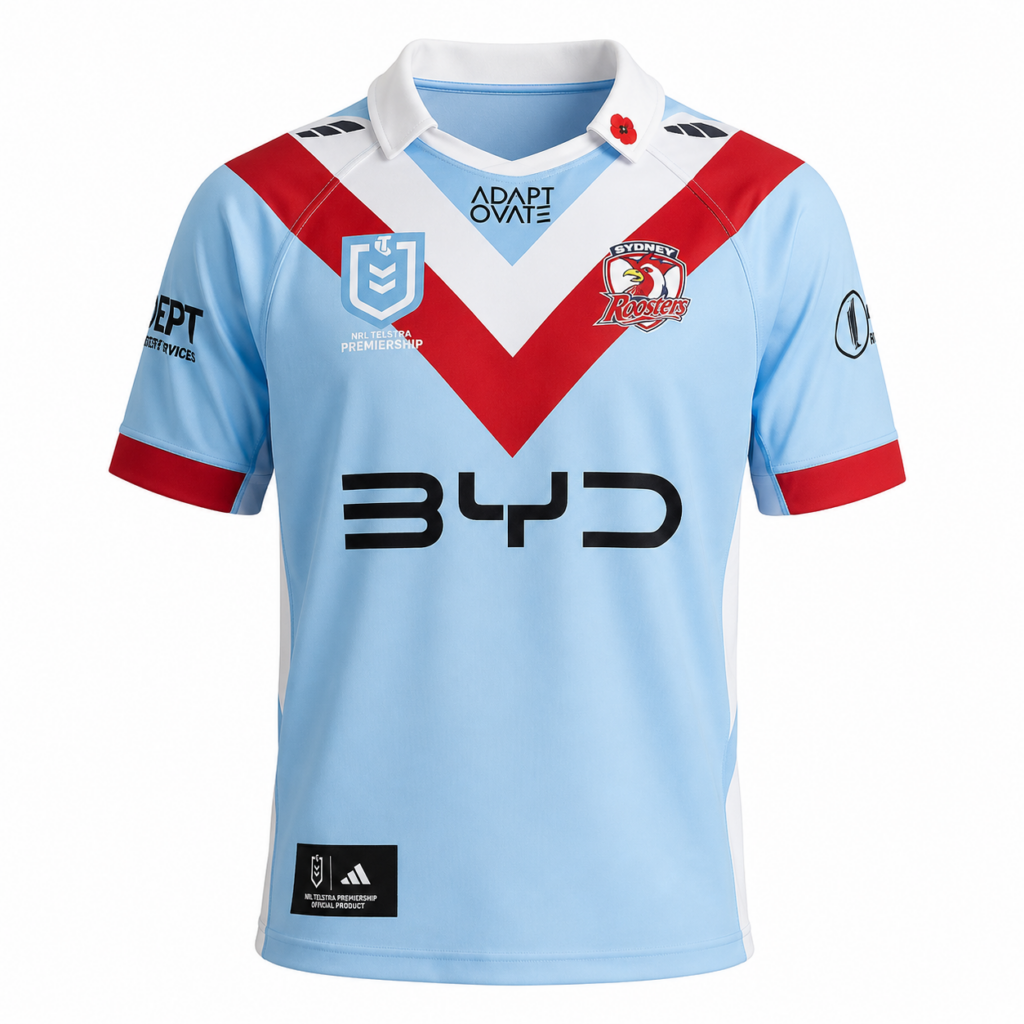 2026 Sydney Roosters ANZAC Jersey