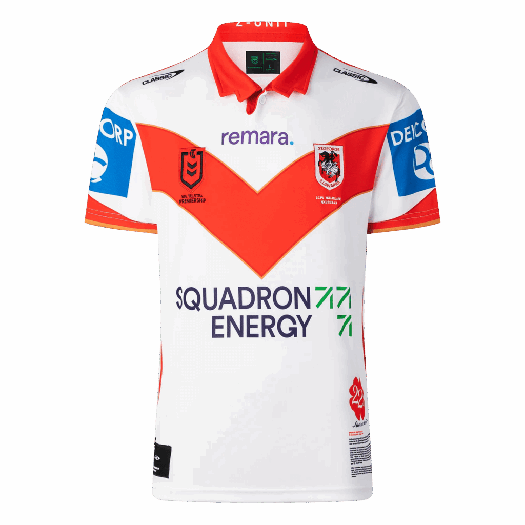 2025 St. George Illawarra Dragons ANZAC Jersey