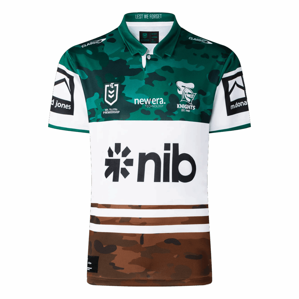 2025 Newcastle Knights ANZAC Jersey