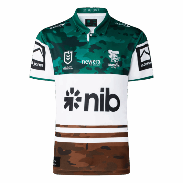 2025 Newcastle Knights ANZAC Jersey