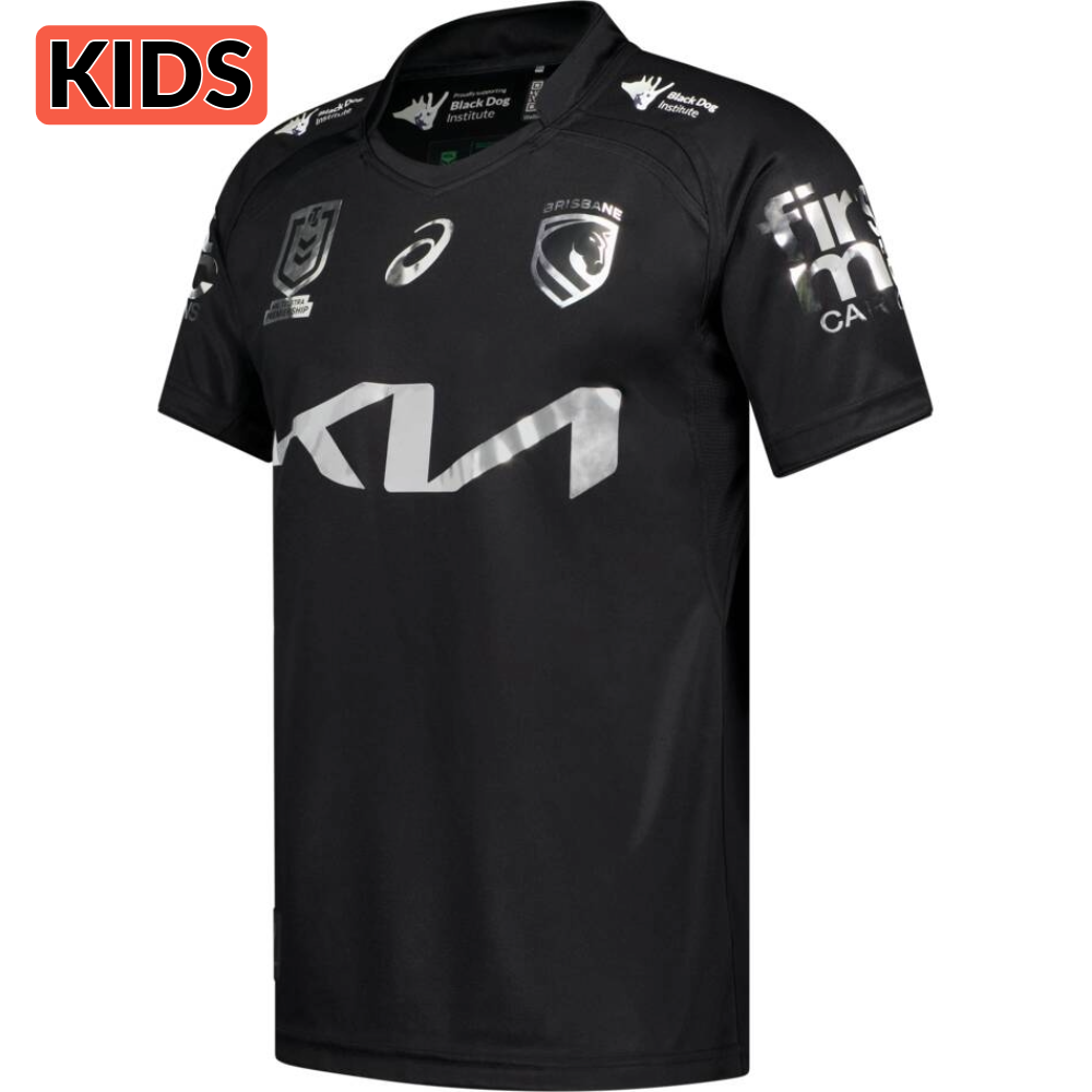 2026 Brisbane Broncos Kids Black Jersey