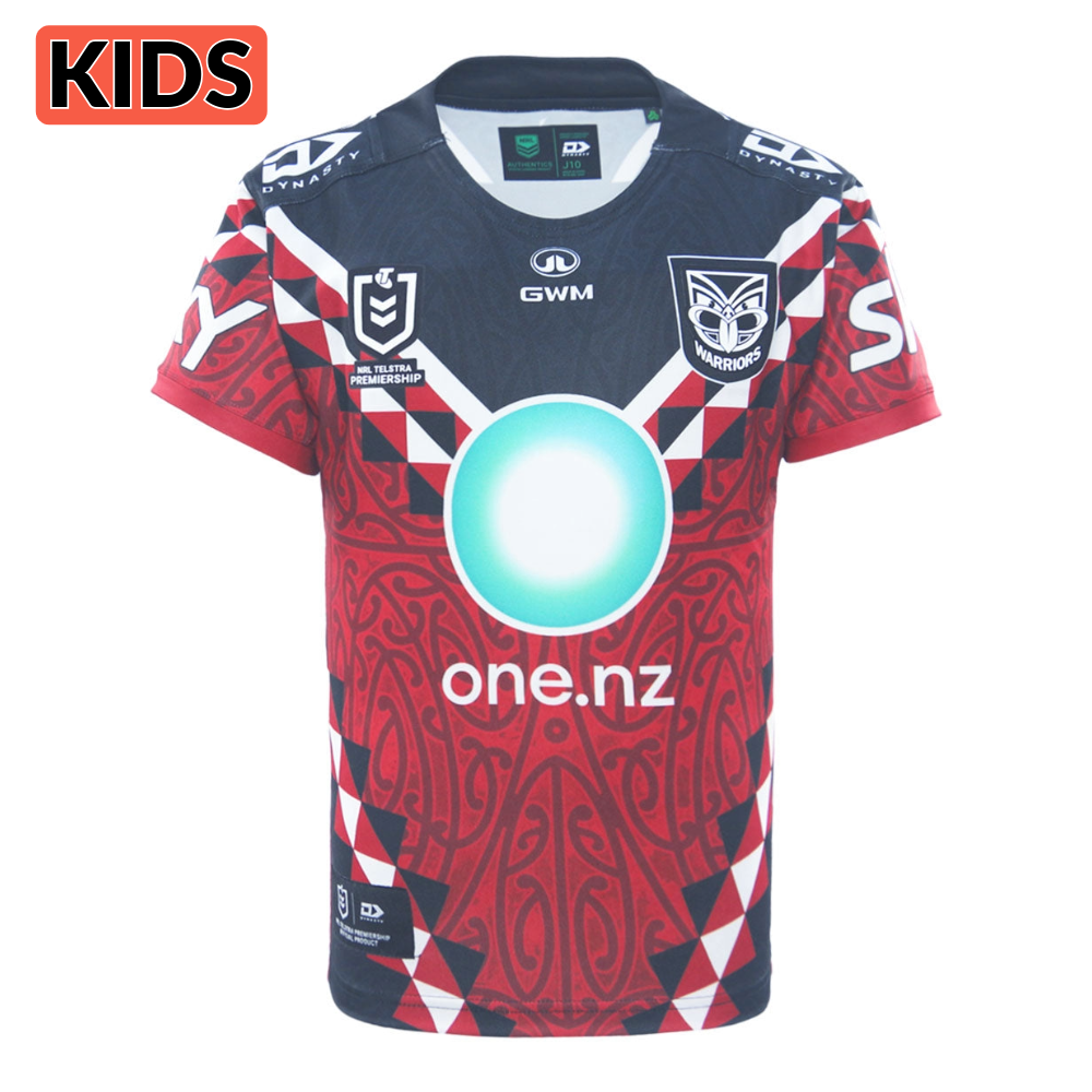 2026 New Zealand Warriors Indigenous Kids Jersey