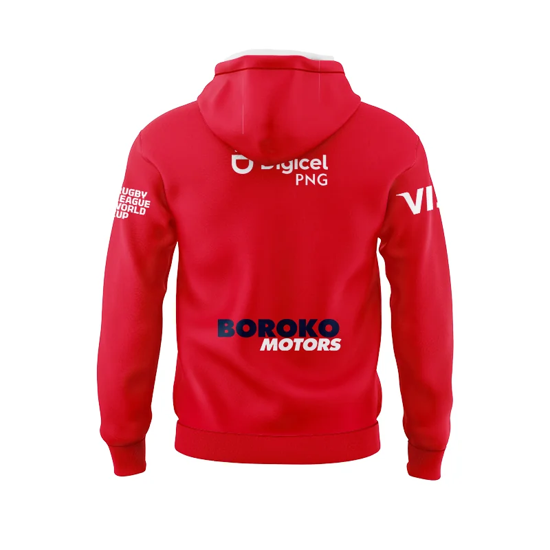 2026 Papua New Guinea Kumuls Home Hoodie back view