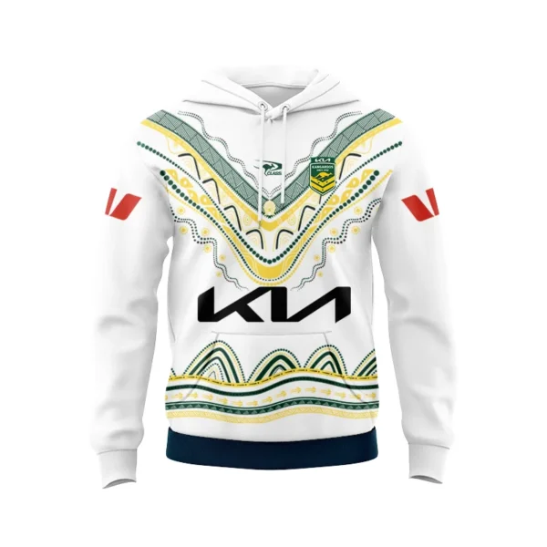 2026 Australia Kangaroos Indigenous Hoodie front view